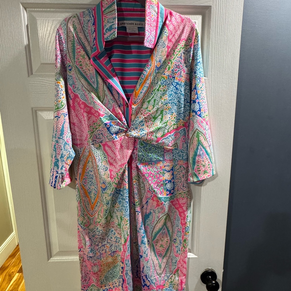 Gretchen Scott Designs Striped and Patterned Robe